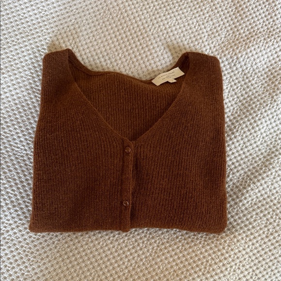 Sezane Chocolate Brown Cardigan - Picture 5 of 5